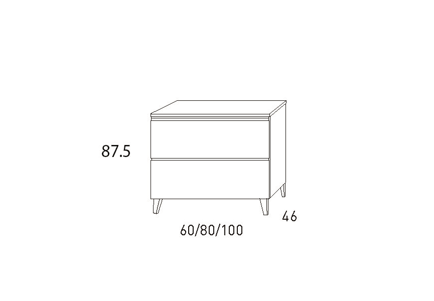 Mueble de baño Granada Visobath croquis 25