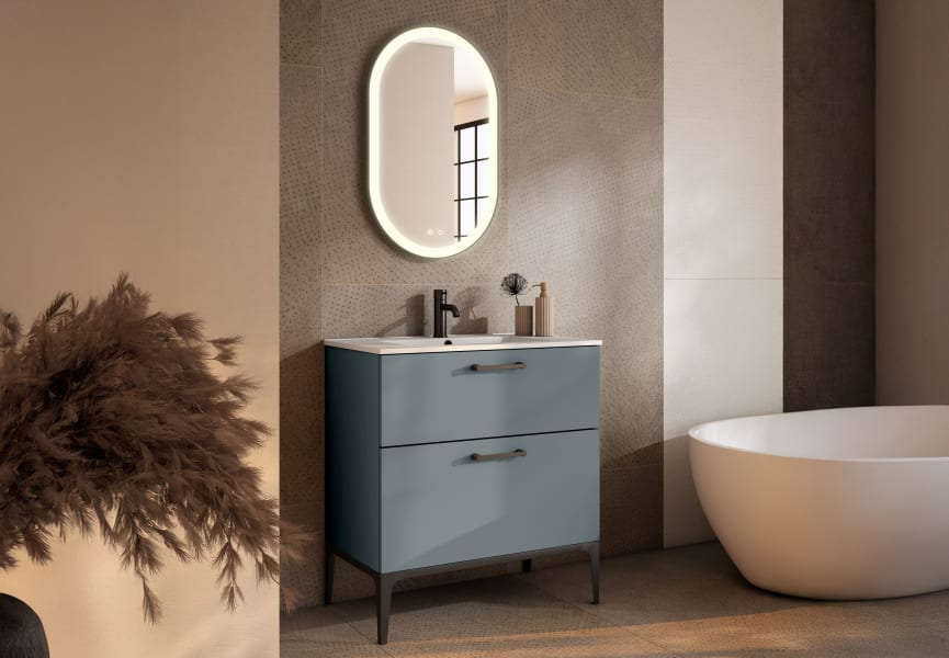 Conjunto mueble de baño con banquillo Verso VisoBath principal 1