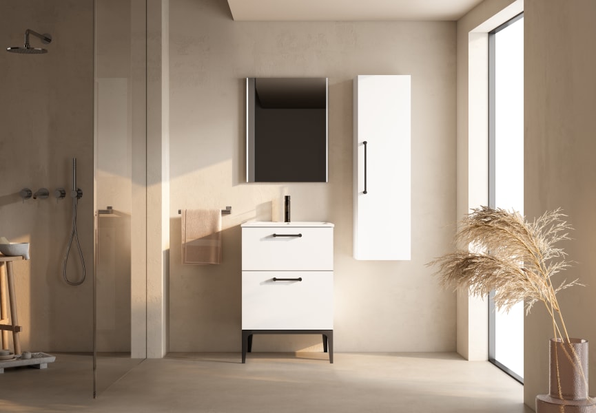 Conjunto mueble de baño con banquillo Verso VisoBath principal 2