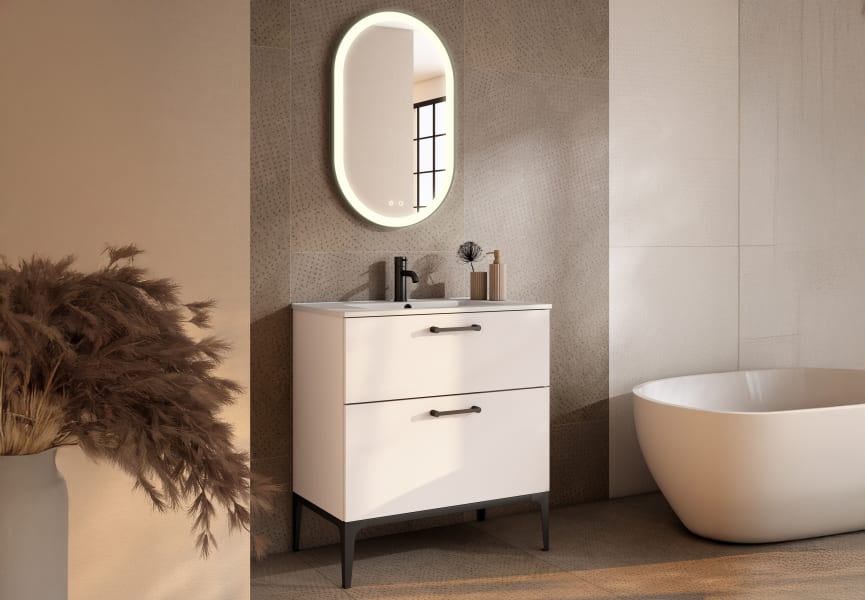 Conjunto mueble de baño con banquillo Verso VisoBath principal 2