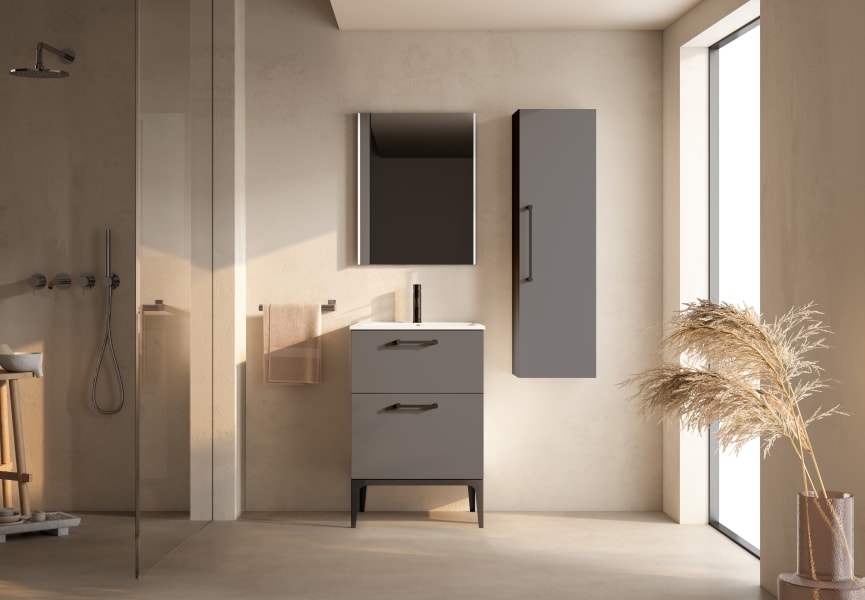 Conjunto mueble de baño con banquillo Verso VisoBath principal 6