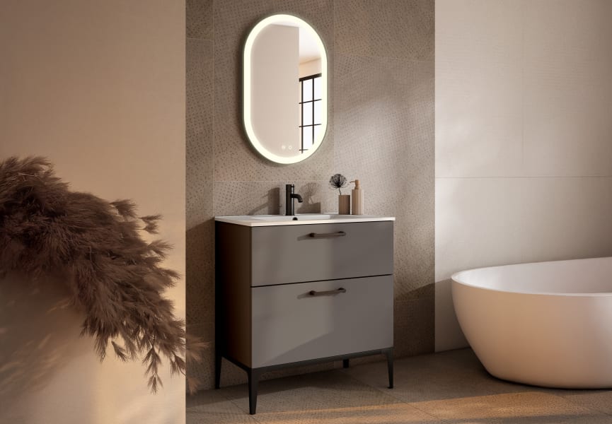 Conjunto mueble de baño con banquillo Verso VisoBath principal 6