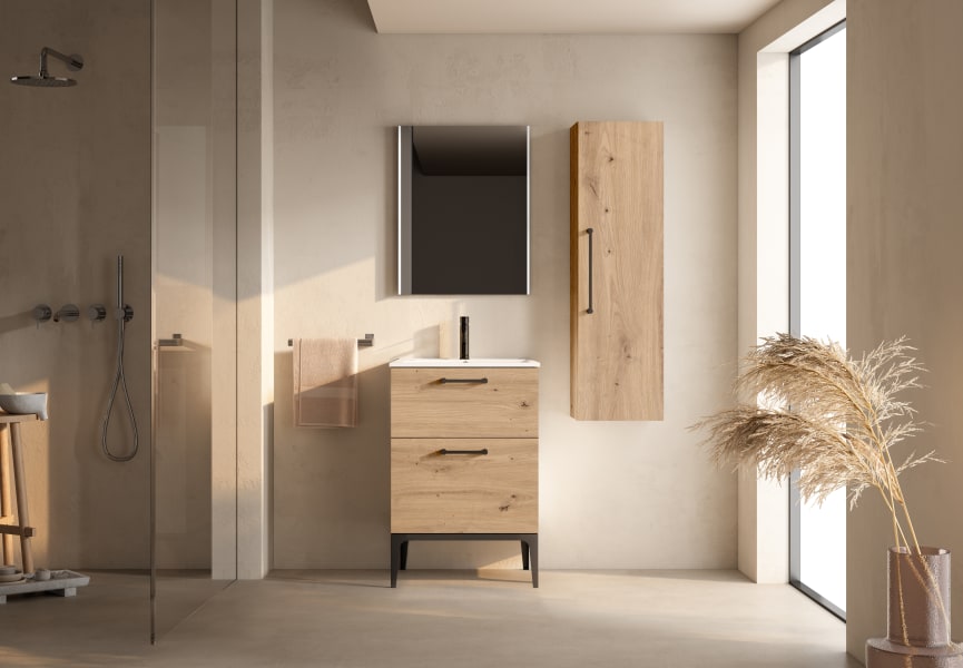 Conjunto mueble de baño con banquillo Verso VisoBath principal 0