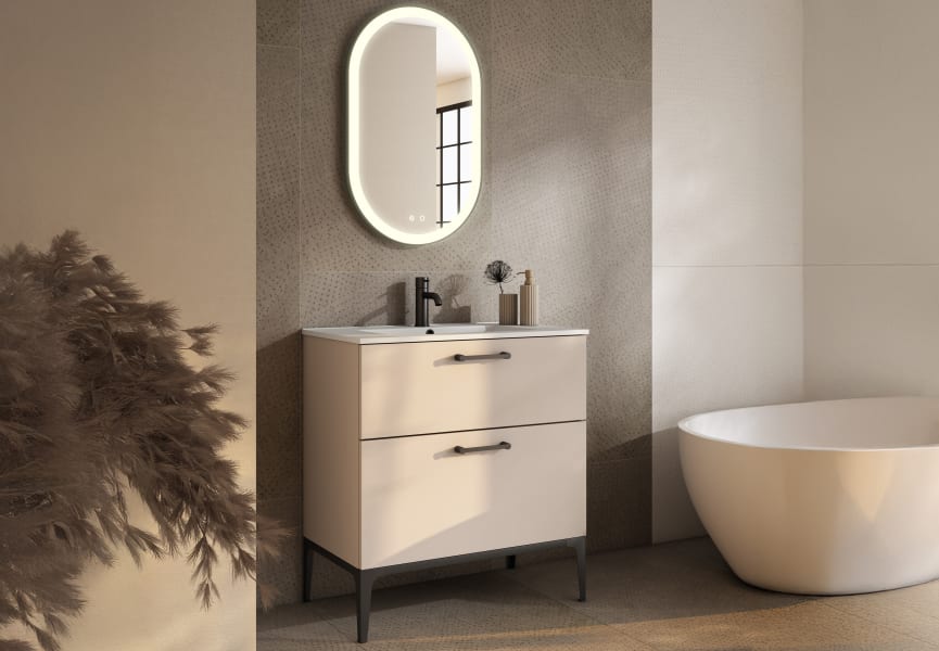 Conjunto mueble de baño con banquillo Verso VisoBath principal 5