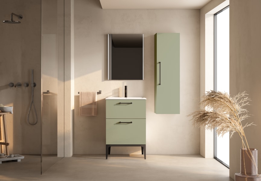 Conjunto mueble de baño con banquillo Verso VisoBath principal 3