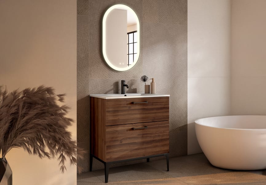 Conjunto mueble de baño con banquillo Verso VisoBath principal 4