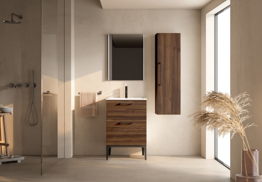 Conjunto mueble de baño con banquillo Verso VisoBath principal 4