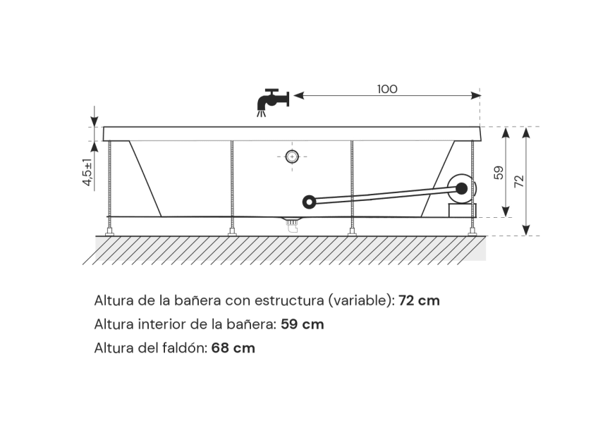Bañera Jazz XL Baños 10 croquis 7
