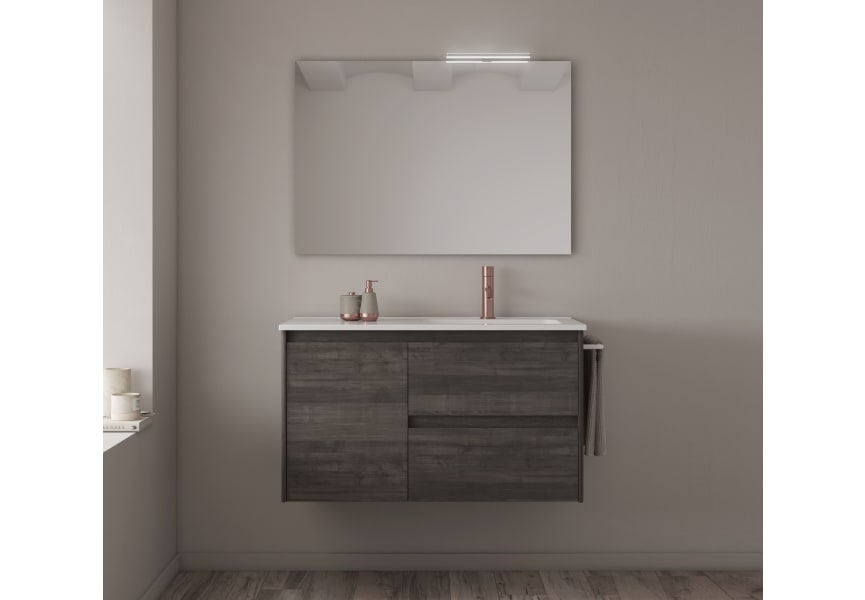 Conjunto completo mueble de baño ALFA COMPACT suspendido de ROYO al mejor  precio garantizado.