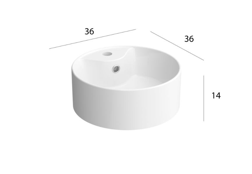 Conjunto mueble de baño con lavabo sobre encimera Born Salgar detalle 3