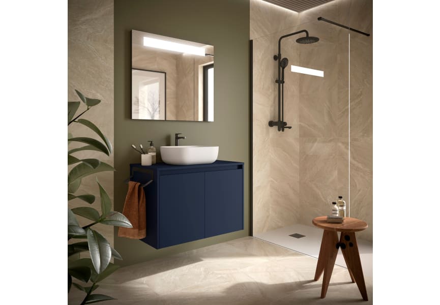 Mueble de baño con encimera de madera Noja Salgar principal 4