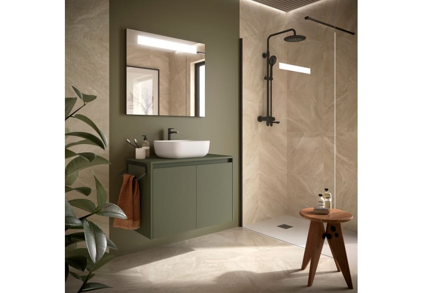 Mueble de baño con encimera de madera Noja Salgar principal 5