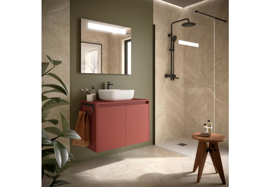 Mueble de baño con encimera de madera Noja Salgar principal 6