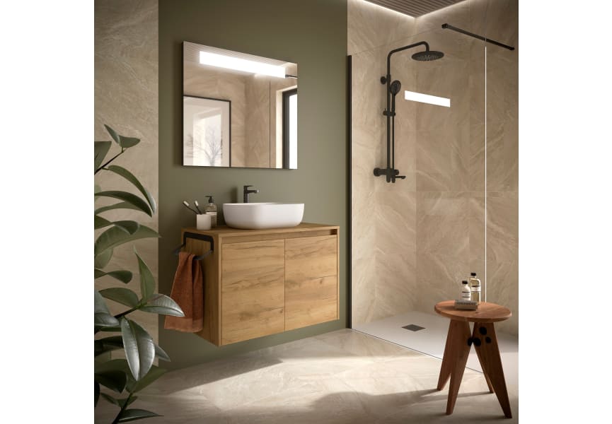 Mueble de baño con encimera de madera Noja Salgar principal 8