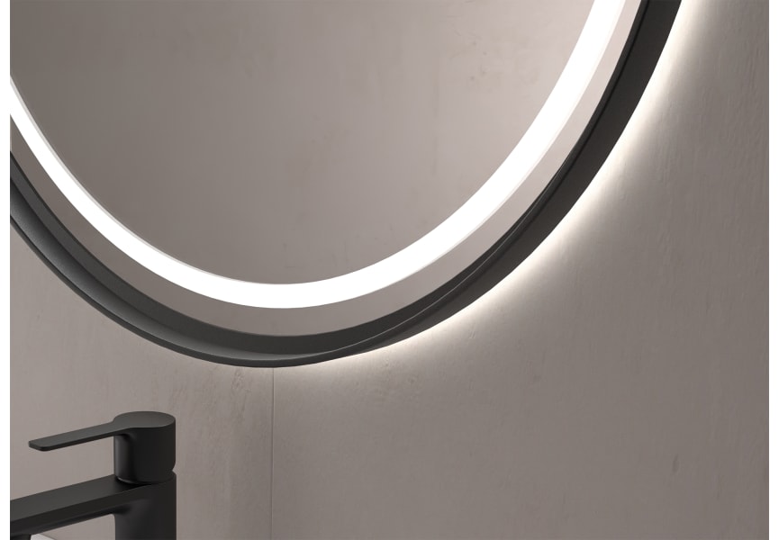 Espejo de baño con luz LED Caicos Eurobath detalle 3