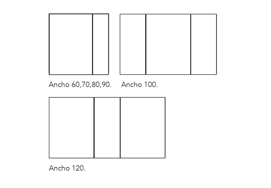 Armario con espejo Nika Royo croquis 2