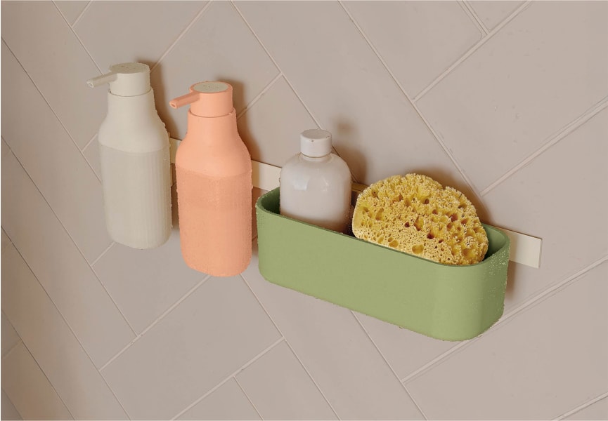 Set modular para ducha con dosificador y guía a pared Alife de Cosmic principal 0
