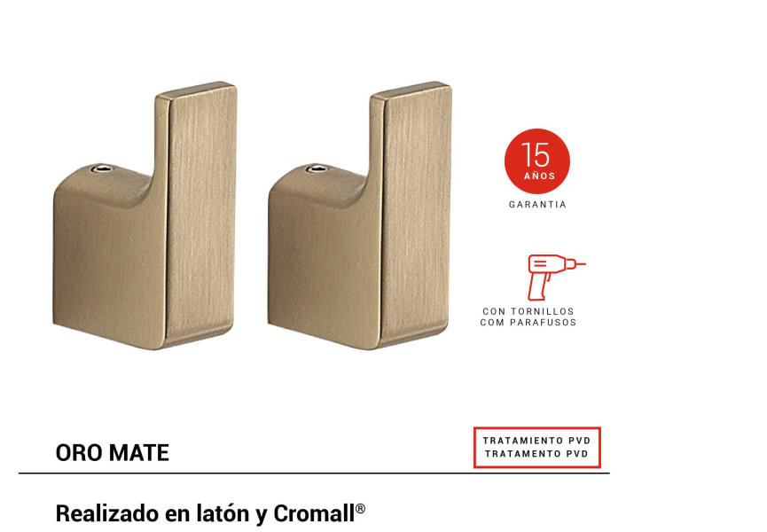 Percha de baño Pirenei Gedy detalle 7