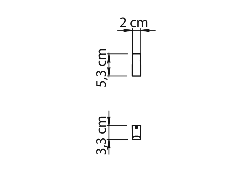 Percha de baño Pirenei Gedy croquis 9