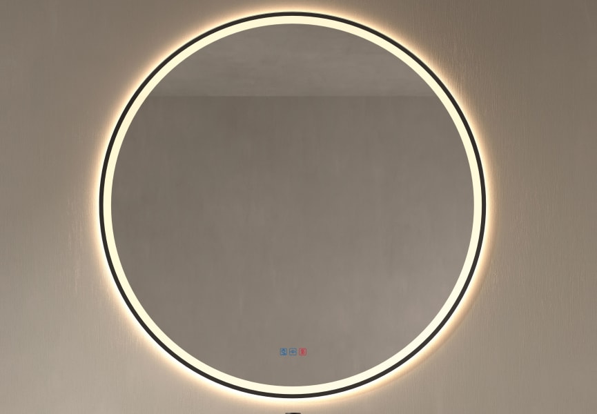 Espejo de baño con luz LED Aura Bruntec principal 1