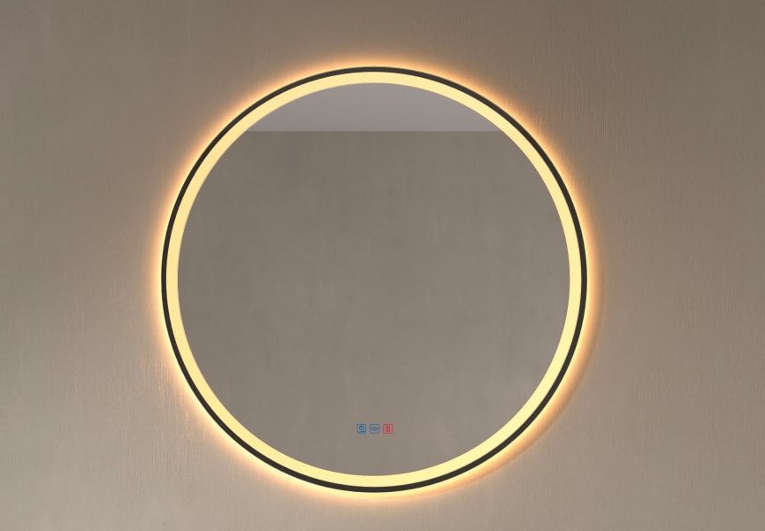 Espejo de baño con luz LED Aura Bruntec principal 2