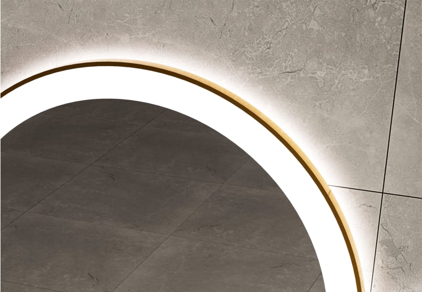 Espejo de baño con luz LED Vera Bruntec detalle 3
