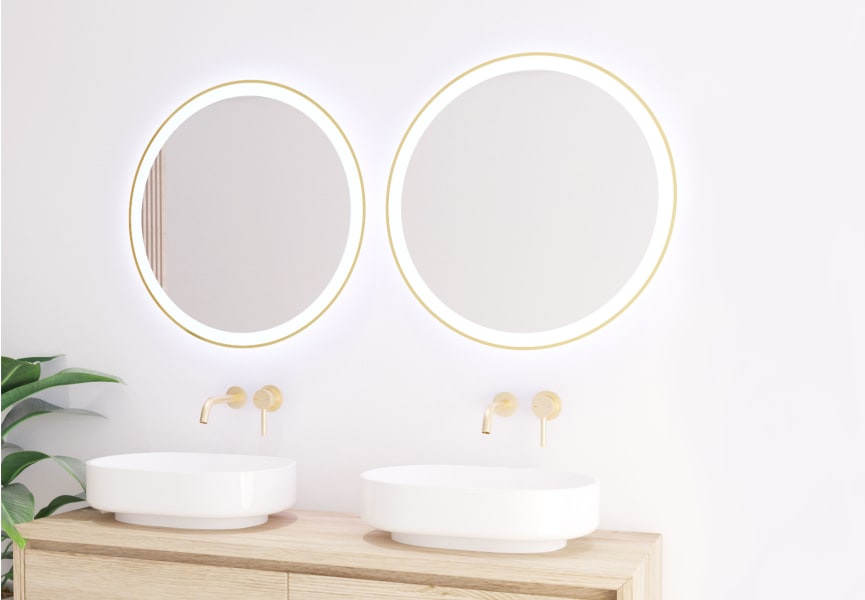 Espejo de baño con luz LED Vera Bruntec principal 0