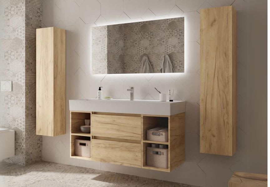 Conjunto mueble de baño Bequia Salgar ambiente 9