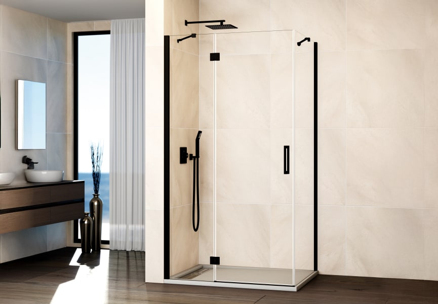 Mampara de ducha Glass (Combi C + lateral fijo) de GME principal 1