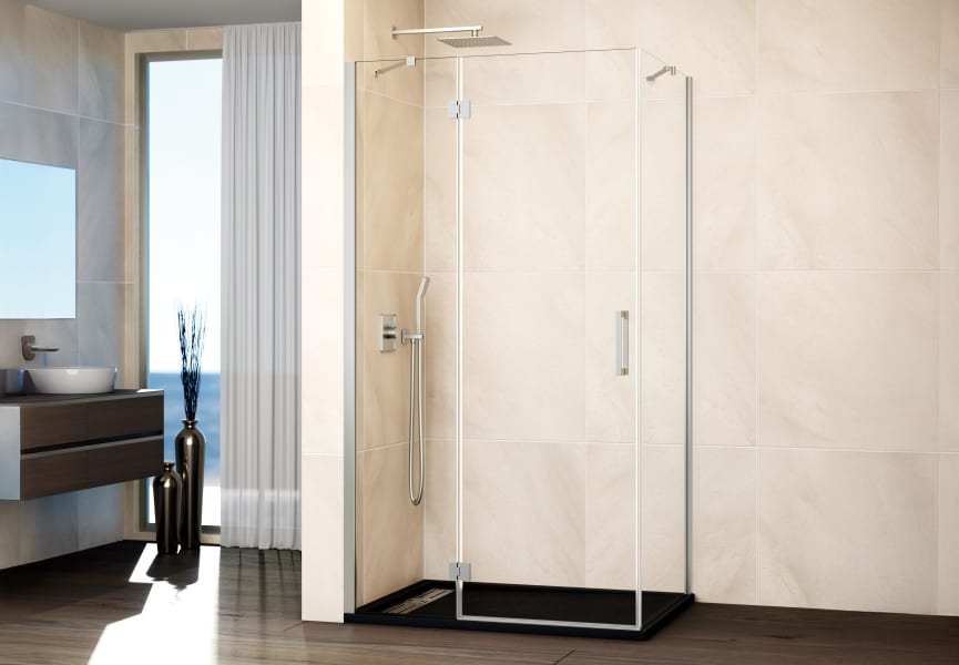 Mampara de ducha Glass (Combi C + lateral fijo) de GME principal 5