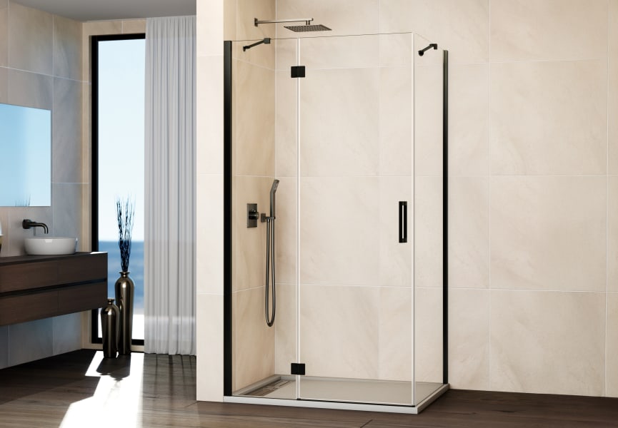 Mampara de ducha Glass (Combi C + lateral fijo) de GME principal 3