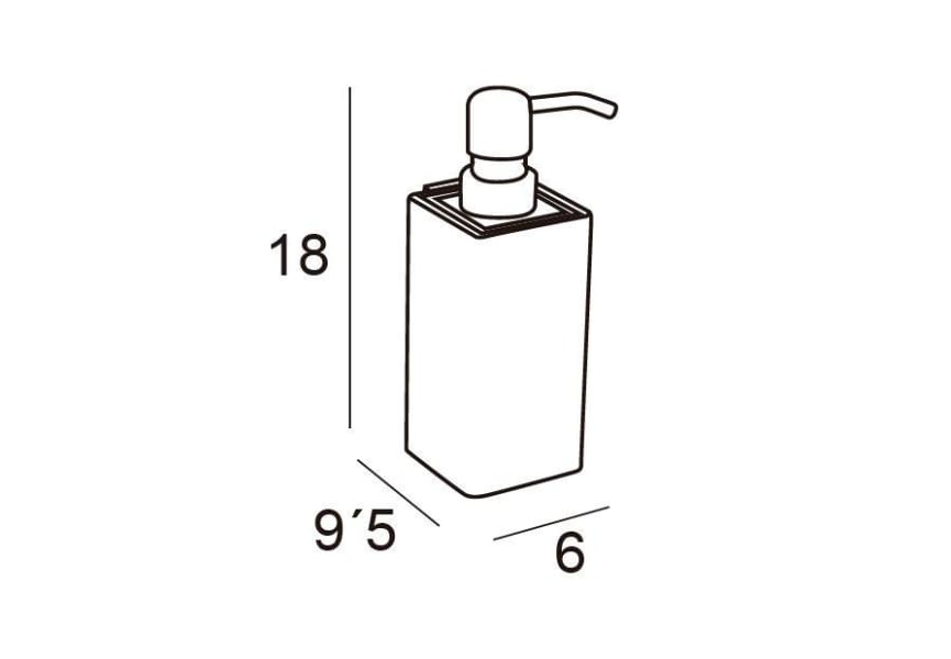 Dosificador de jabón Natural1900 Manillons Torrent croquis 3