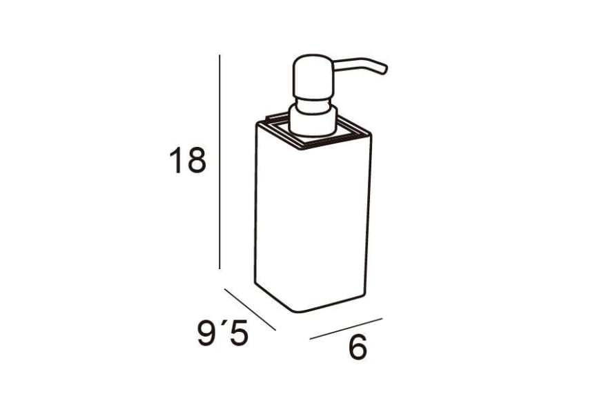 Dosificador de jabón Natural1900 Manillons Torrent croquis 3