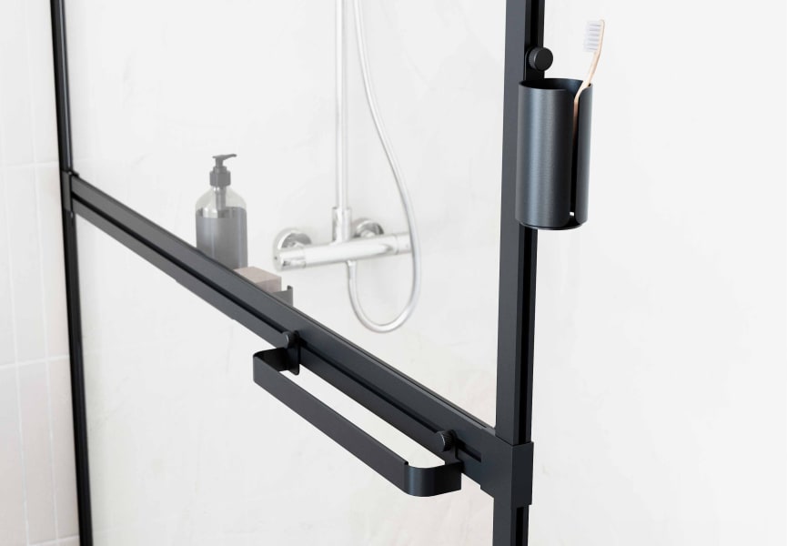 Mampara de ducha Twin (TW-2003) Profiltek detalle 1