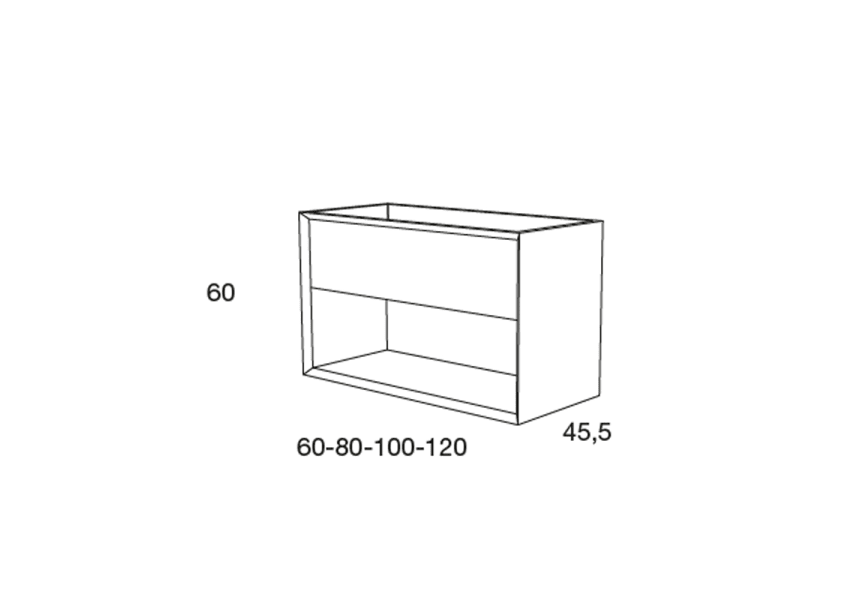 Mueble de baño Sue Lux Avila Dos croquis 3