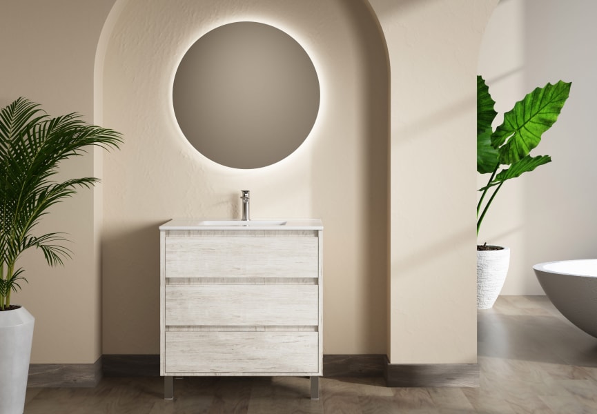 Conjunto mueble de baño Boston Bruntec principal 4