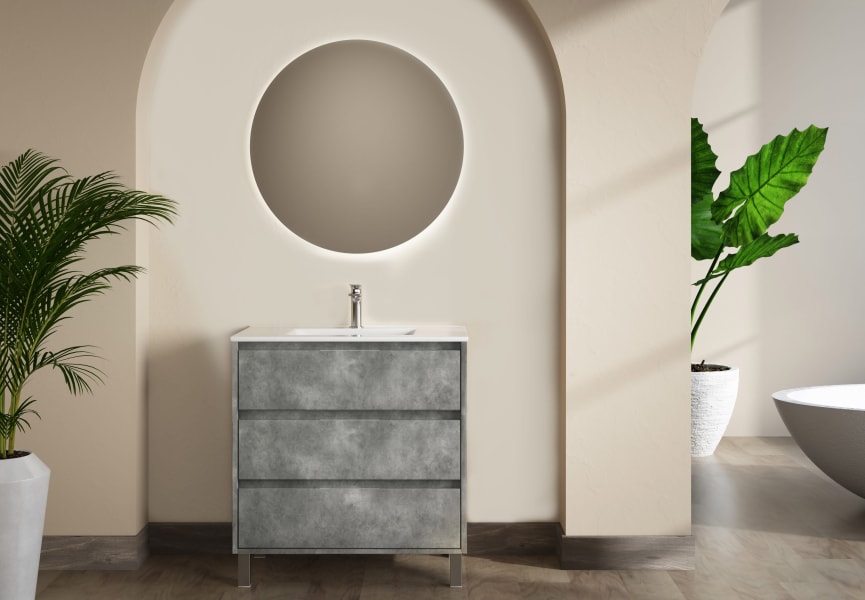 Conjunto mueble de baño Boston Bruntec principal 1