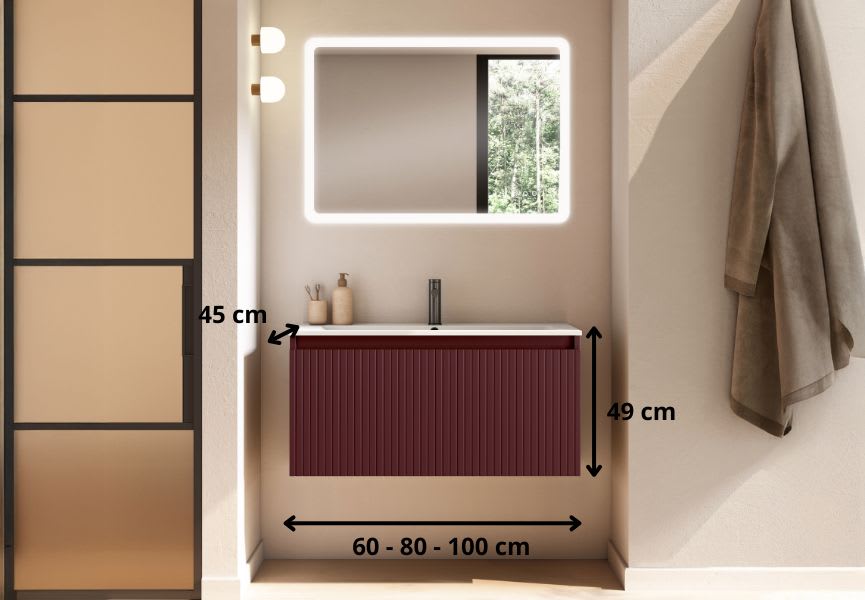 Mueble de baño Bari - Duo Viso croquis 21