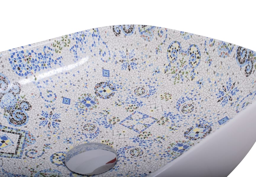 Lavabo sobre encimera Roma mate Bruntec detalle 4