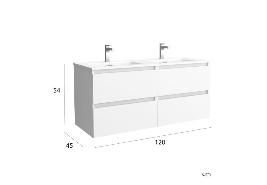 Conjunto mueble de baño Bequia Salgar detalle 10