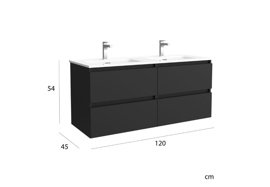 Conjunto mueble de baño Bequia Salgar detalle 11
