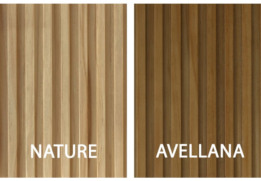 Mueble de baño con encimera de madera maciza Baviera Bruntec detalle 4