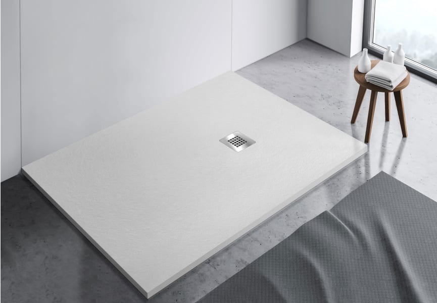 Plato de ducha de resina Luma de Bruntec principal 2