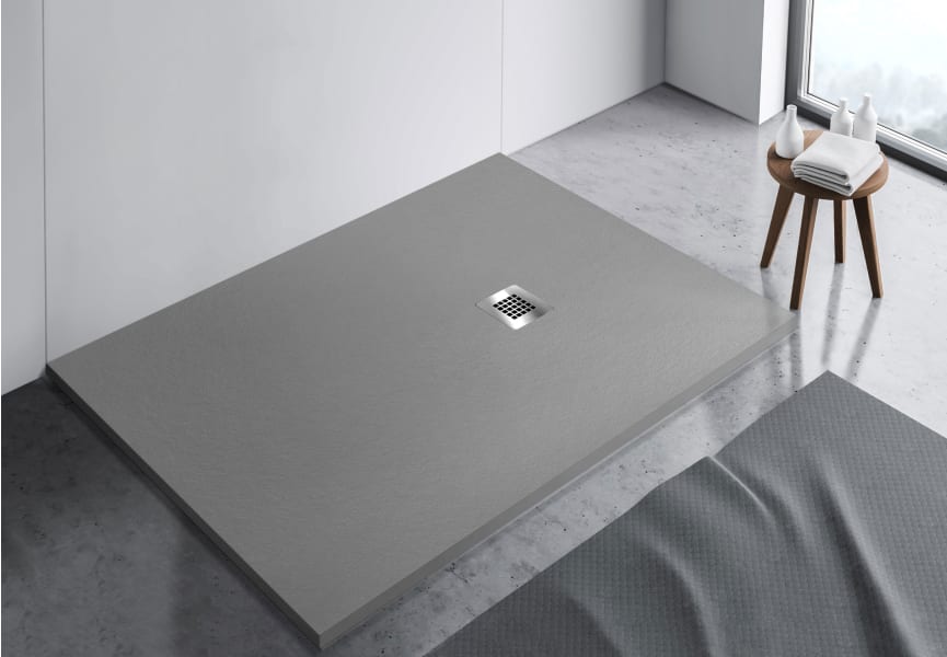 Plato de ducha de resina Luma de Bruntec principal 3