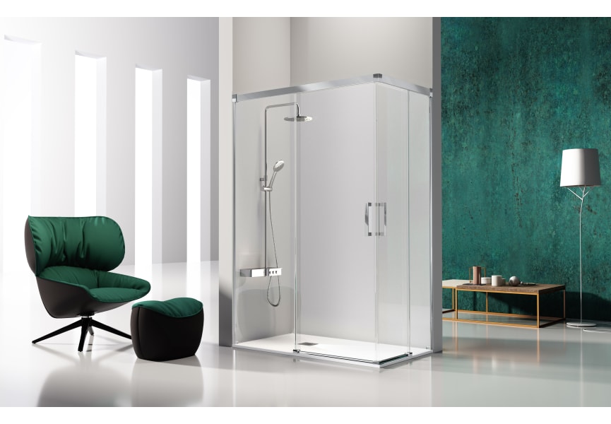 Mampara de ducha angular Glasé  (GS607+GS607) Kassandra principal 0