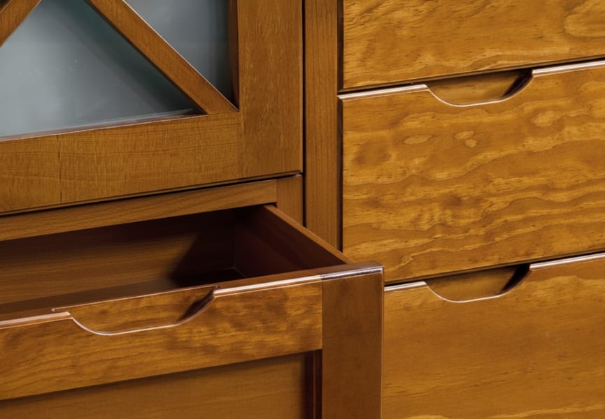 Conjunto mueble de baño rústico Kai Bruntec detalle 11