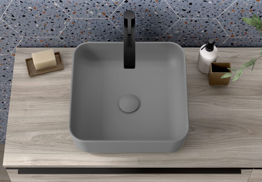 Lavabo sobre encimera Barbados Coycama detalle 15