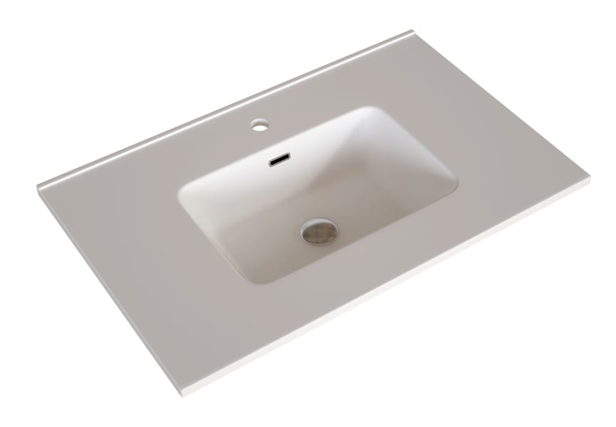 Conjunto de mueble de baño de madera maciza Baviera Bruntec detalle 3