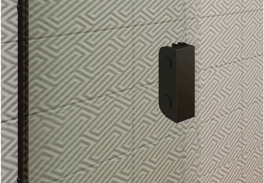 Mampara de bañera Milano Bruntec detalle 4