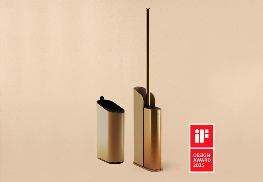 Conjunto Escobillero y Papelera Flat de Cosmic principal 3